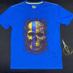 Жовто-синій Череп